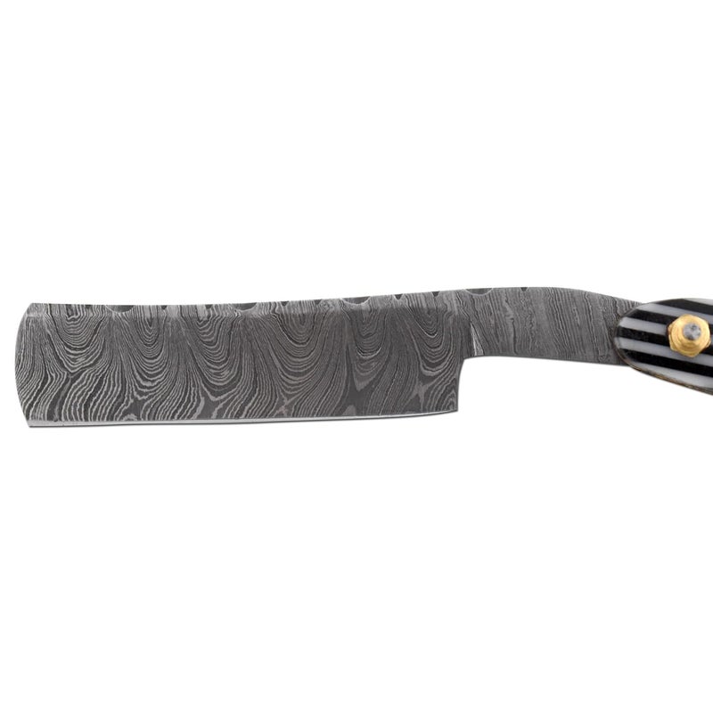 Old Ram Straight Razor | Straight Edge-Razor Sharp High Hardness Real Damascus Steel Cutthroat Straight Edge-Blade | Barber Razor (328) - Image 3